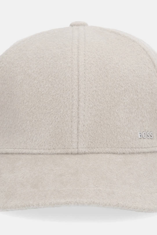 Кепка с добавлением шерсти BOSS 50550616 серый AW25