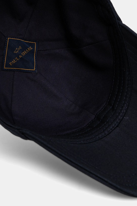 Βαμβακερό καπέλο του μπέιζμπολ Paul&Shark σκούρο μπλε 15317100