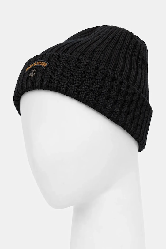 Paul&Shark căciulă de lână 99311030 negru AW25