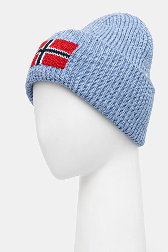Napapijri wool blend beanie F-Evei NP0A893PI841 blue AW25