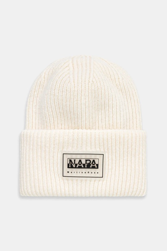 Napapijri berretto in lana Napapijri x Martine Rose semplice beige NP0A4FQ8N1A1