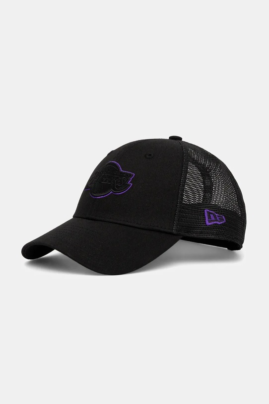 New Era czapka z daszkiem bawełniana 0 aplikacja czarny 60691124