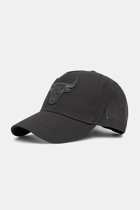 New Era czapka z daszkiem bawełniana 0 aplikacja szary 60691279