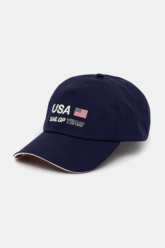 Kšiltovka Tommy Hilfiger x SAIL GP nášivka námořnická modř AM0AM13975