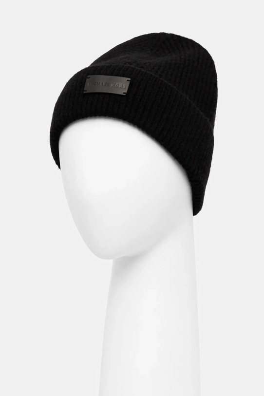 Michael Kors czapka wełniana MKMC539771 czarny AW25
