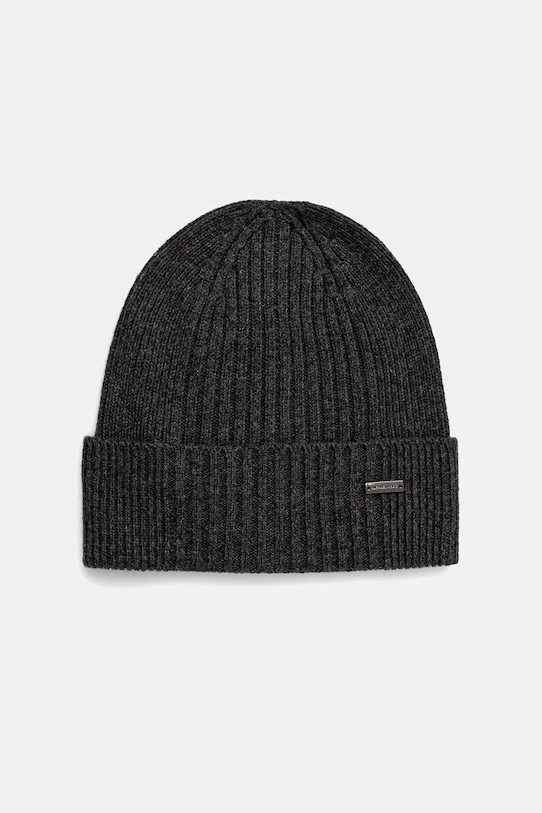 Michael Kors czapka z domieszką wełny z domieszką wełny szary MKMC538418