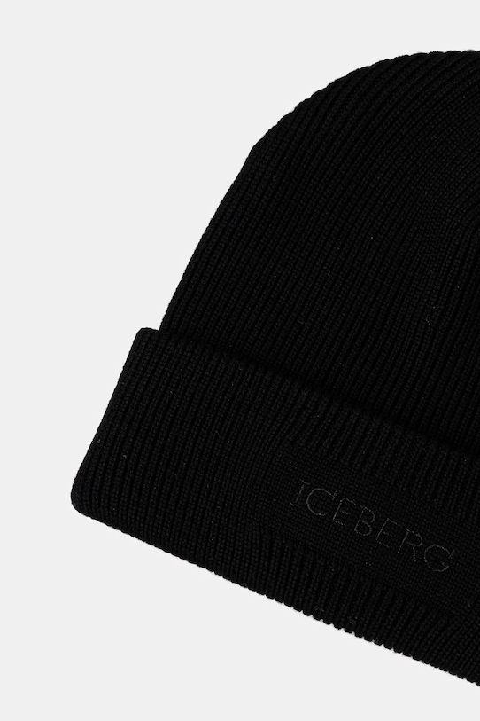 Doplňky Vlněná čepice Iceberg 3040.9005. černá