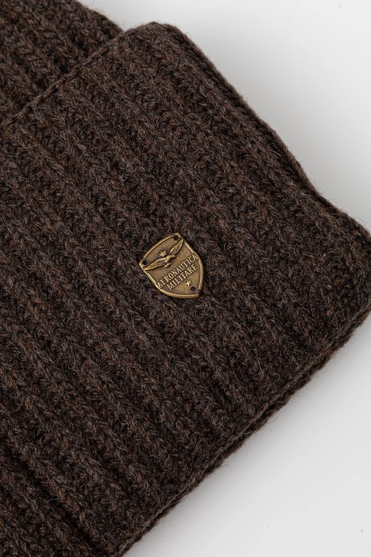 Accesorii Aeronautica Militare pălărie din amestec de lână CU0056DL00491 maro