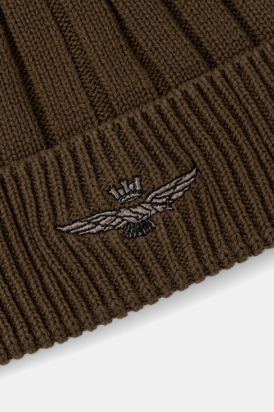 Памучна шапка Aeronautica Militare CU0063UL00485 зелен AW25