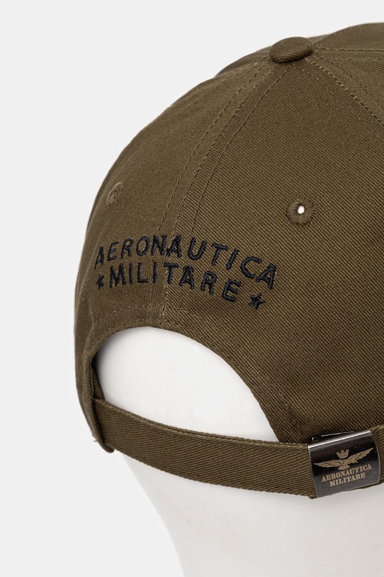 Doplňky Bavlněná baseballová čepice Aeronautica Militare HA1122UCT02848 zelená