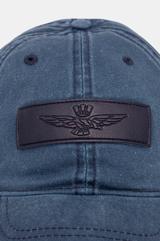 Aeronautica Militare czapka z daszkiem bawełniana HA1133UCT02476 granatowy AW25