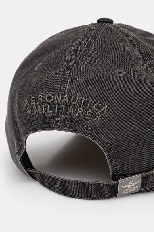 Doplňky Bavlněná baseballová čepice Aeronautica Militare HA1133UCT02476 černá