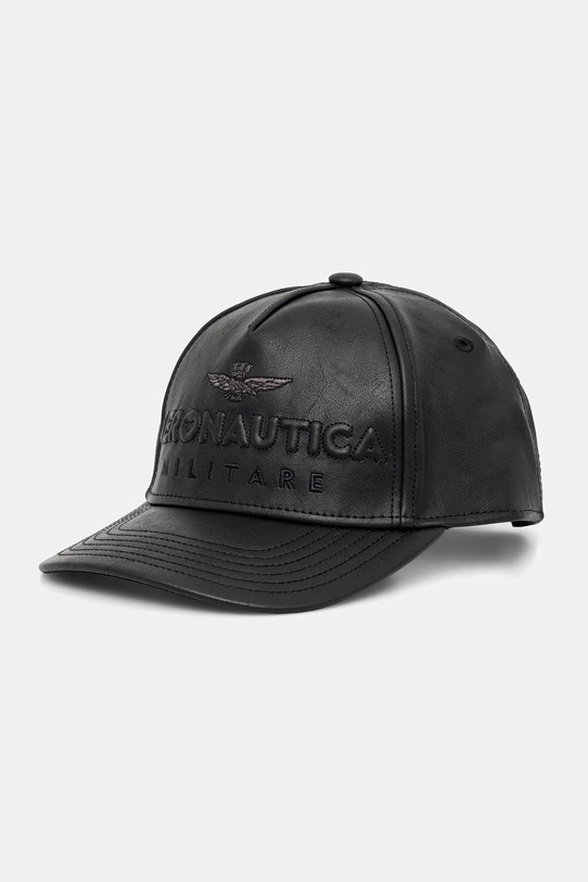 Aeronautica Militare czapka z daszkiem aplikacja czarny HA1191DCT03415