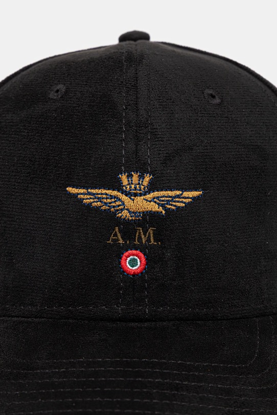 Aeronautica Militare czapka z daszkiem HA1229UCT04237 czarny AW25