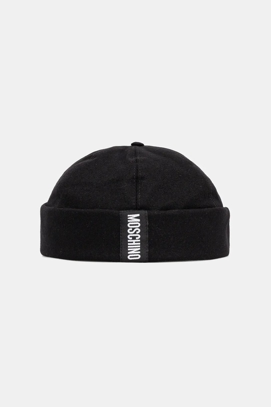 Kapa z volno Moschino Tanka črna M5864.60802
