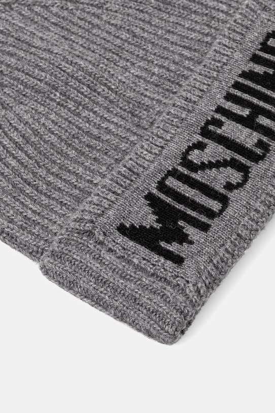 Moschino căciulă de lână M5875.60808 gri AW25