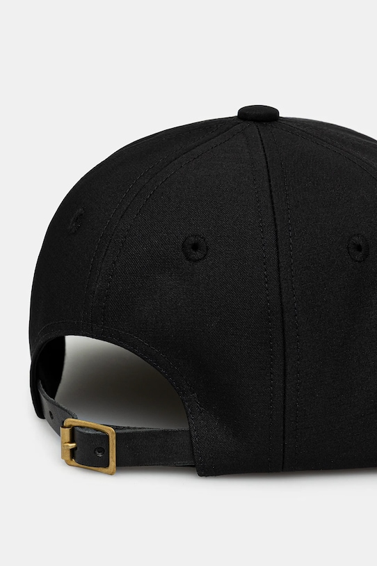 Akcesoria Visvim czapka z daszkiem z dodatkiem wełny excelsior ii cap 125103003013 czarny