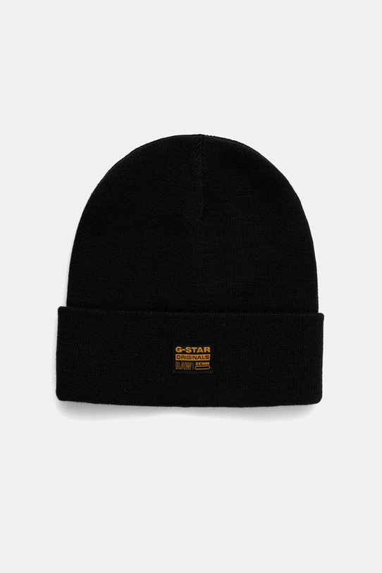 G-Star czapka aplikacja czarny D16624.E149
