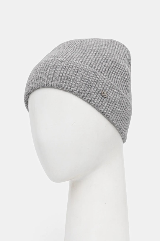 HUGO czapka kaszmirowa 50551731 szary AW25