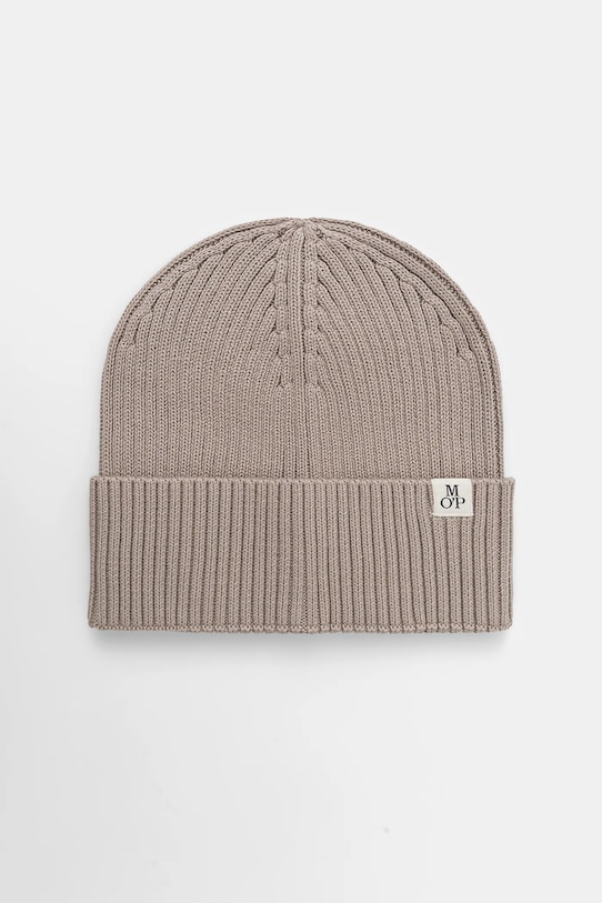 Čiapka Marc O'Polo bavlna sivá 529502201116