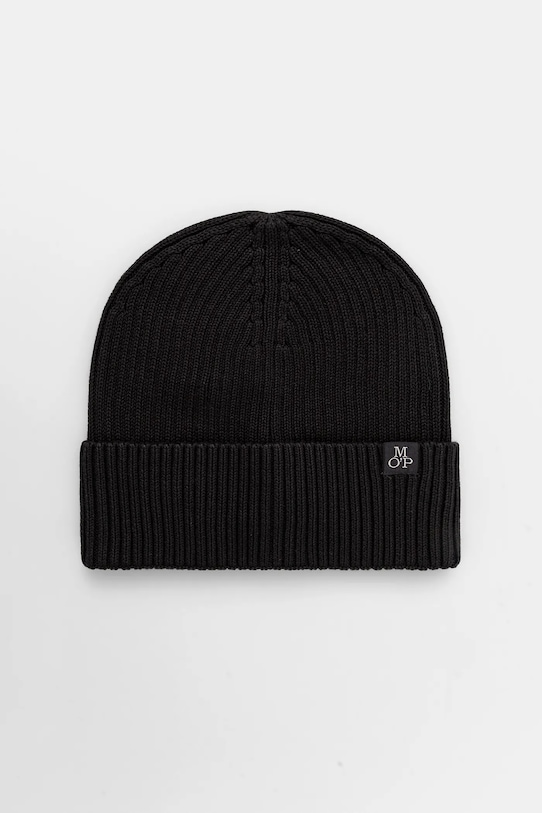 Čiapka Marc O'Polo bavlna sivá 529502201116