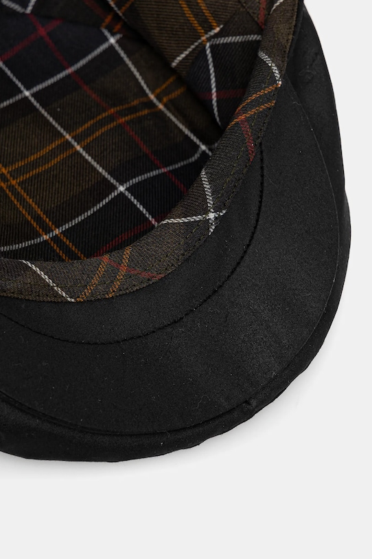 Akcesoria Barbour kaszkiet bawełniany MHA0003 czarny