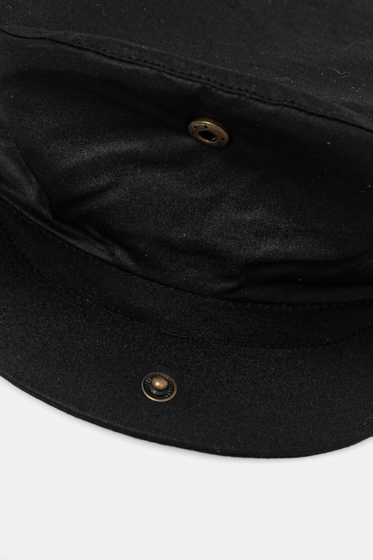 Barbour kaszkiet bawełniany czarny MHA0003