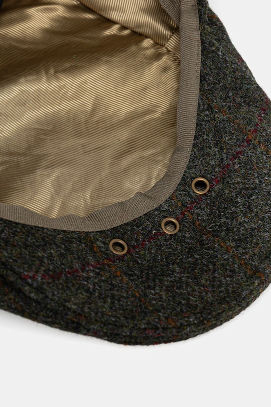 Barbour kaszkiet wełniany zielony MHA0009