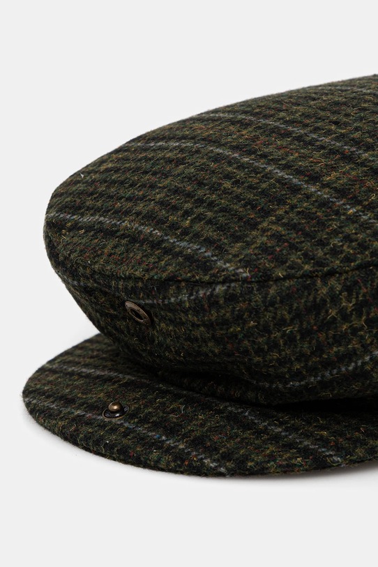 Barbour kaszkiet z domieszką wełny zielony MHA0665