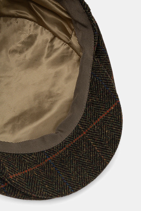 Кашкет з домішкою вовни Barbour зелений MHA0665