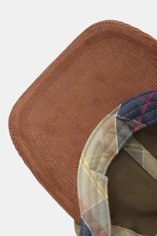 Barbour czapka bawełniana Transport zielony MHA0888