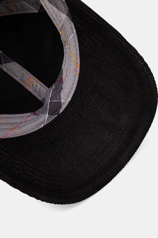 Бавовняна шапка Barbour Transport чорний MHA0888