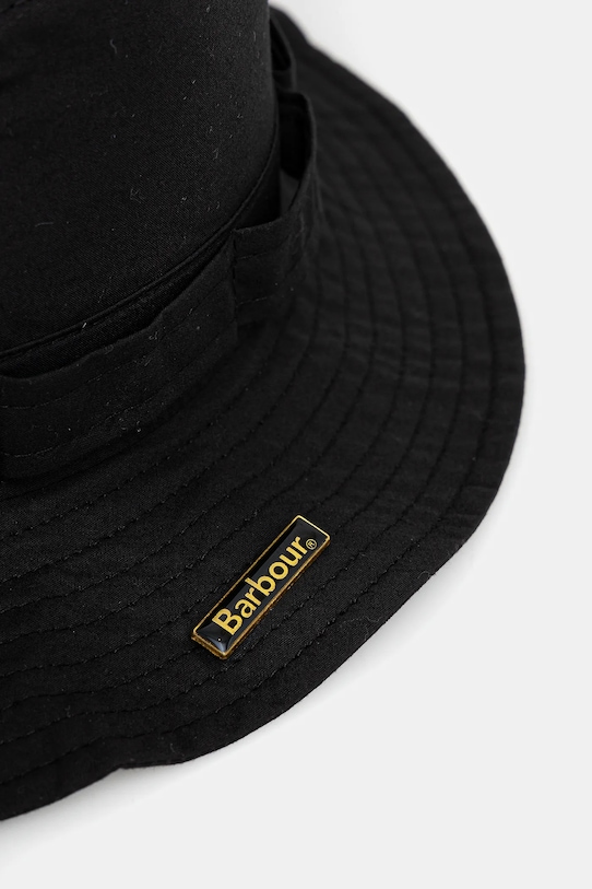 Accesorii Barbour pălărie din bumbac Transport Fisherman MHA0908 negru