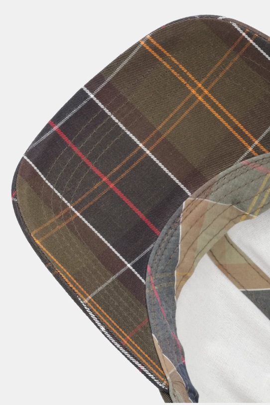 Barbour czapka z daszkiem Barbour Telfield zielony MHA0910