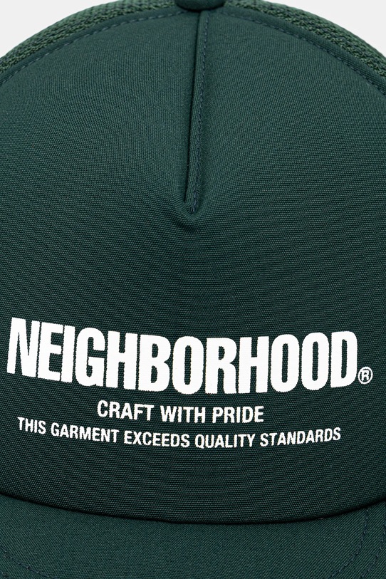 NEIGHBORHOOD czapka z daszkiem mesh cap-1 251YGNH.HT06 zielony AW25