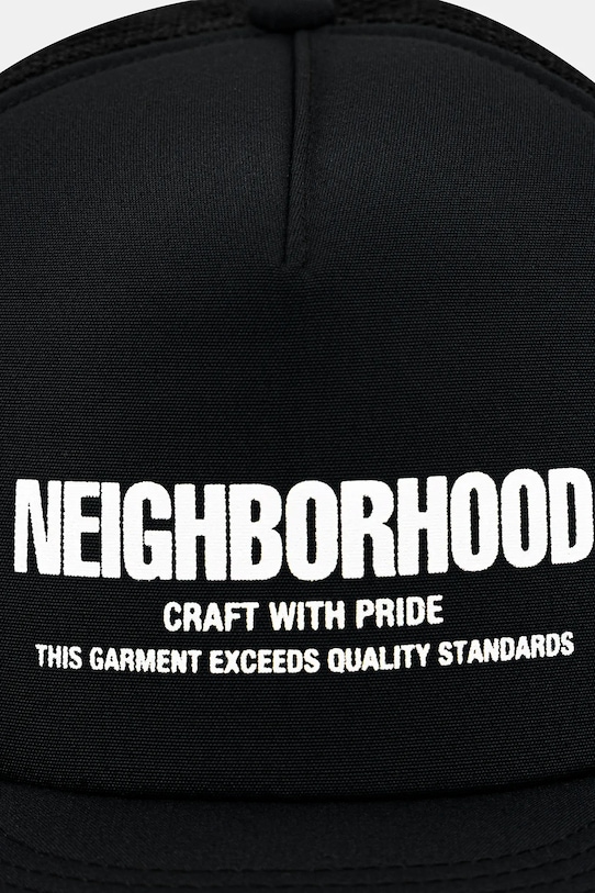 NEIGHBORHOOD baseball cap mesh cap-1 251YGNH.HT06 black AW25