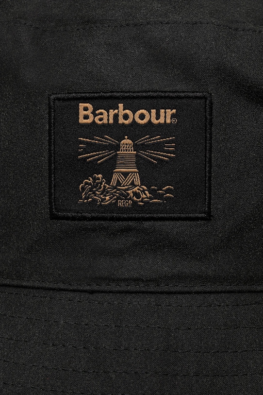 Barbour kapelusz bawełniany Field Wax Bucket Hat MHA0921SG91 zielony AW25
