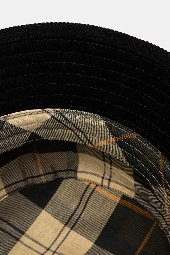 Barbour kapelusz bawełniany Field Wax Bucket Hat zielony MHA0921SG91