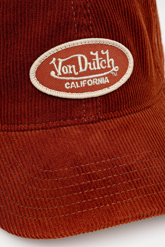 Bavlnená šiltovka Von Dutch VD.1.CD.LOG hnedá AW25