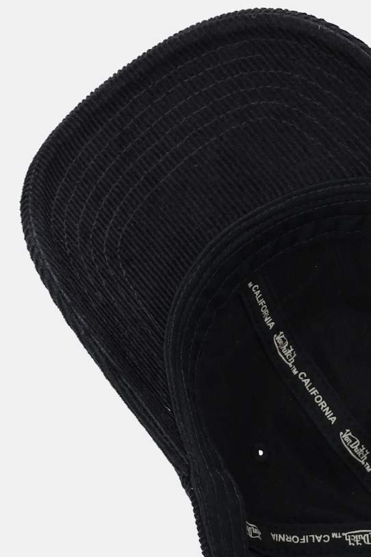 Von Dutch șapcă de baseball din bumbac negru VD.1.CD.LOG