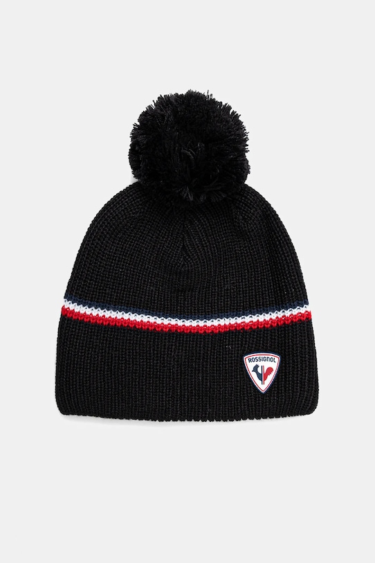 Rossignol czapka z dodatkiem wełny średniej grubości czarny RLMMH03U