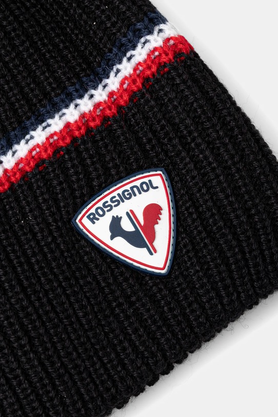 Rossignol czapka z dodatkiem wełny RLMMH03U czarny AW25