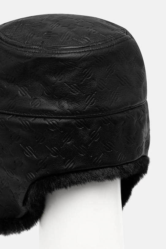 Accessories Daily Paper leather baseball cap Monogram Chapka 2421144 black