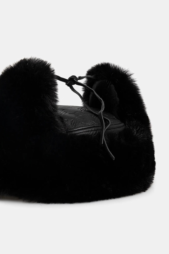 Daily Paper leather baseball cap Monogram Chapka black 2421144