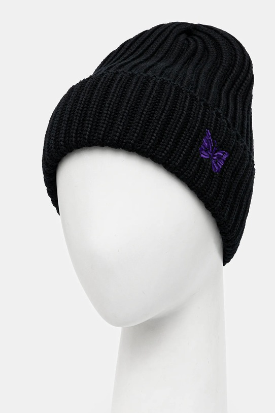Needles căciulă de lână Watch Cap RW056 negru AW25