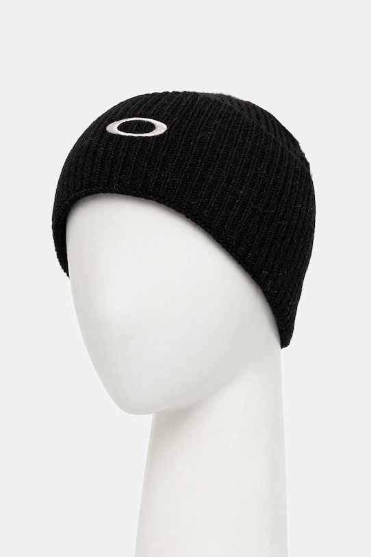 Akcesoria Oakley czapka z dodatkiem wełny ELLIPSE FOS902076 czarny