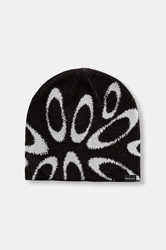 Oakley czapka z dodatkiem wełny ELLIPSE średniej grubości czarny FOS901946