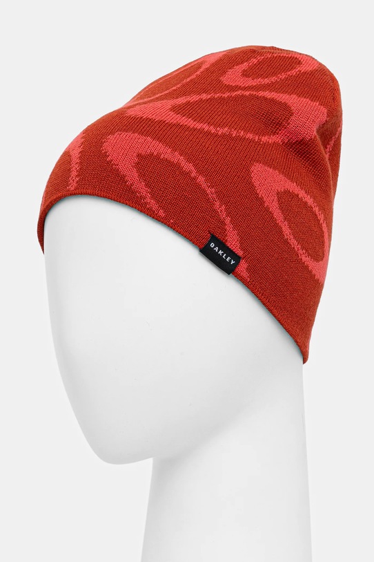 Oakley czapka z dodatkiem wełny ELLIPSE FOS901946 pomarańczowy AW25
