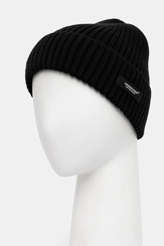 Undercover czapka z domieszką wełny Beanie UC2E4H02 czarny AW25