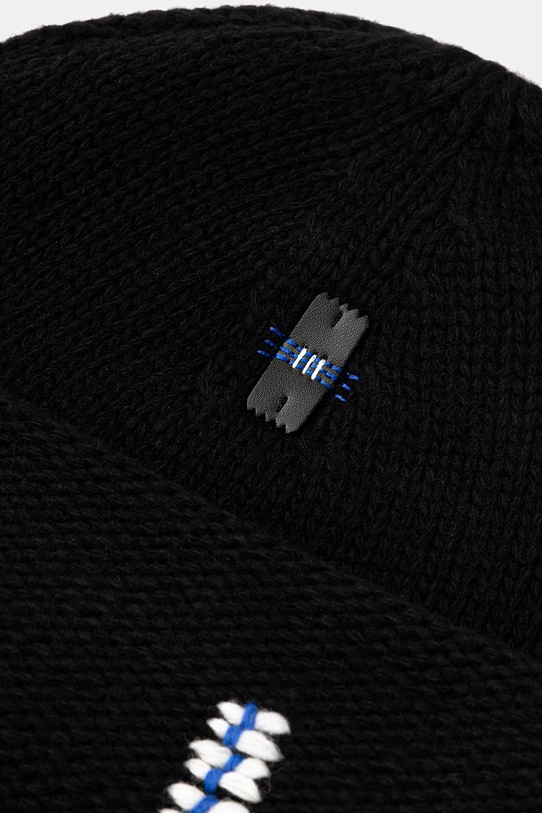 Doplnky Čiapka s prímesou vlny Ader Error BEANIE BO01FWHW0503BK čierna